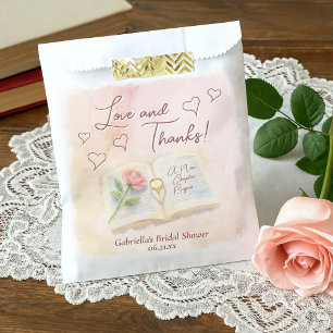 Bolsa De Papel Amor y agradecimiento por el libro de cuentos Roma