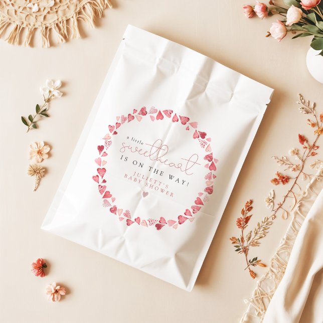 Bolsa De Papel AMORE Little Squerido Valentday Baby Shower (Subido por el creador)