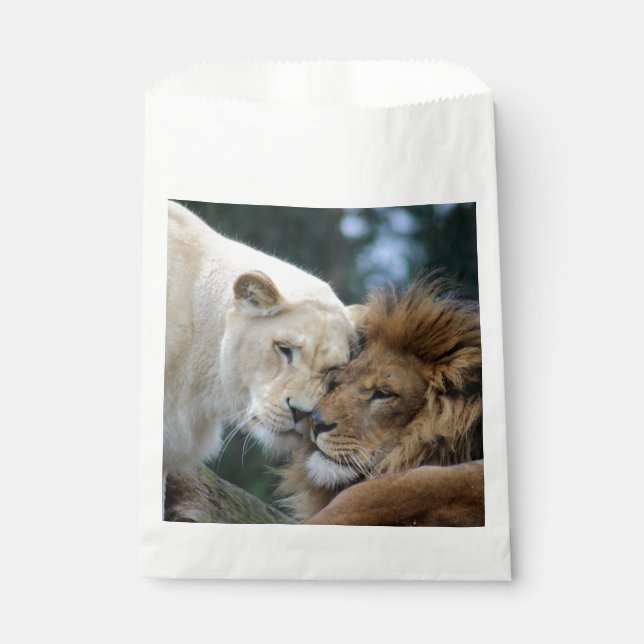 Bolsa De Papel Amortiguamiento de leones y leones (Anverso)