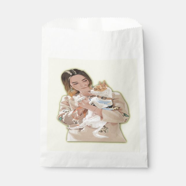 Bolsa De Papel Añadir imagen personalizada (Anverso)