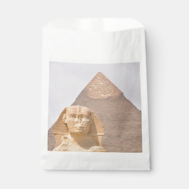 Bolsa De Papel Ancient Egypt with Pyramids, Sphinx Temples (Anverso)