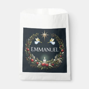 Bolsa De Papel Ángeles Navidades de Emmanuel