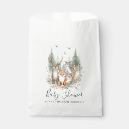 Bolsa De Papel Animales de acuarela de Woodland