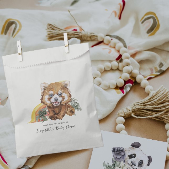 Bolsa De Papel Animales del bebé de la jungla tropical | BABY SHO (Subido por el creador)