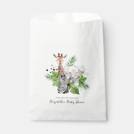 Bolsa De Papel Animales del zoológico de la jungla | BABY SHOWER