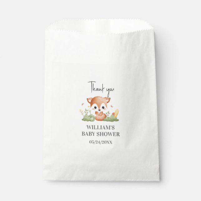 Bolsa De Papel Animales forestales de Woodland (Anverso)