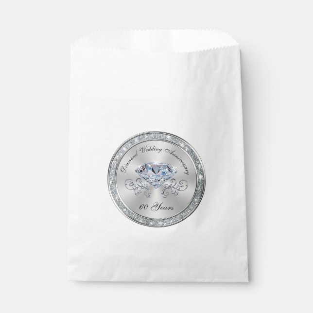 Bolsa De Papel Aniversario barato favorece descuentos en bolsos (Anverso)