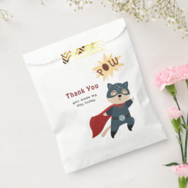 Bolsa De Papel Aniversario de la Superheroína Cute Animals Niños