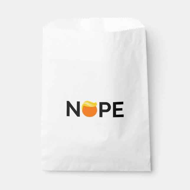 Bolsa De Papel Anti-Trump - Edición Nope (Anverso)