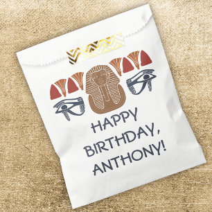 Bolsa De Papel Antiguo Egipto Rey Tut Personalizado Fiesta