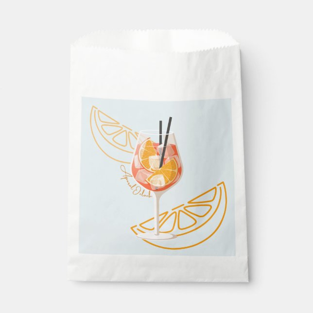 Bolsa De Papel Aperol O'Clock (Anverso)