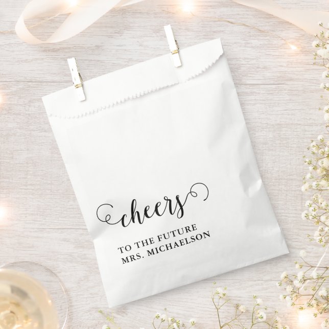 Bolsa De Papel Aplausos a Novia para ser Boda (Cortado)