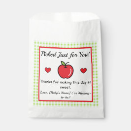 Bolsa De Papel Apple Baby Shower Favor Bags
