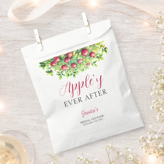 Bolsa De Papel Appley Ever After Despedida de Soltera  (Cortado)