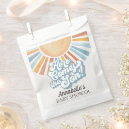 Bolsa De Papel Aquí viene el Baby Shower de Son Sunshine Boy