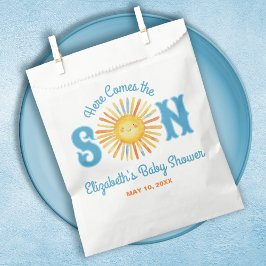 Bolsa De Papel Aquí viene el Baby Shower Son Sunshine