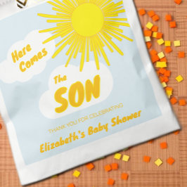 Bolsa De Papel Aquí viene el hijo Baby Shower