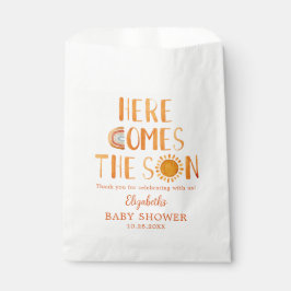 Bolsa De Papel Aquí Viene El Hijo Baby Shower Gracias