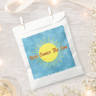 Bolsa De Papel Aquí Viene El Personalizado De Baby Shower Son Wat