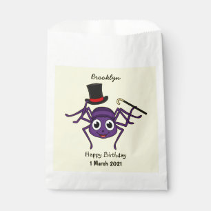 Bolsa De Papel Araña cortada en el personalizado del sombrero sup