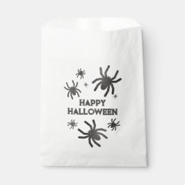 Bolsa De Papel Araña Espeluznante Feliz Halloween