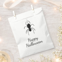 Bolsa De Papel Araña gótica fiesta de Halloween Blanco negro simp