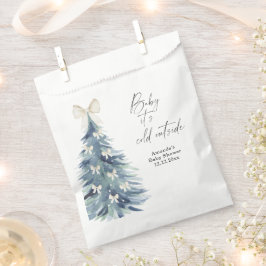 Bolsa De Papel Árbol de hoja perenne con lazos Riego de bebé