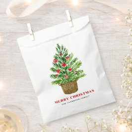 Bolsa De Papel Árbol de Navidad en un Fiesta de Navidades de mimb
