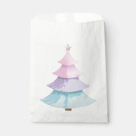 Bolsa De Papel Árbol de Navidad Pastel