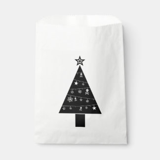 Bolsa De Papel Árbol gótico de Navidad