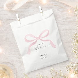 Bolsa De Papel Arco Rosa Moderno Un dulce agradecimiento Boda