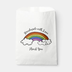 Bolsa De Papel Arcoiris hecho a mano con bolsas de amor