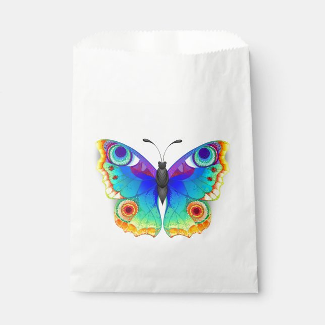 Bolsa De Papel Arcoiris mariposa Peacock Eye (Anverso)