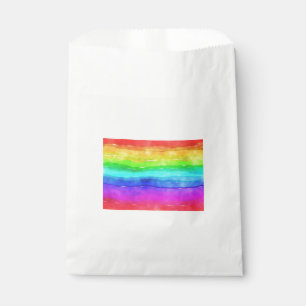 Bolsa De Papel Arcoiris pintado