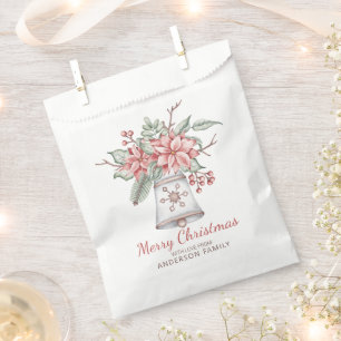 Bolsa De Papel Arreglo de navidades y Campana