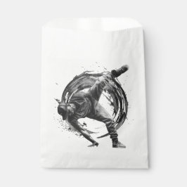 Bolsa De Papel Arte de movimiento monocromo de estilo urbano