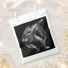 Bolsa De Papel Arte de movimiento monocromo de estilo urbano