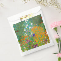 Arte floral de jardín de campo de Gustav Klimt vin
