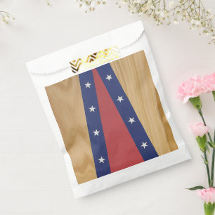Bolsa De Papel Arte Inspirado en América   Banderas, Jerseys y 4 
