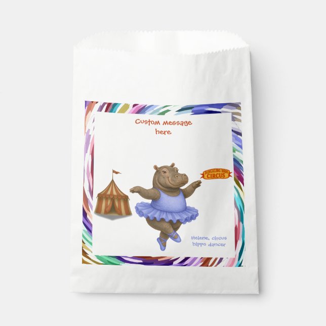Bolsa De Papel artista de circo Helene (Anverso)