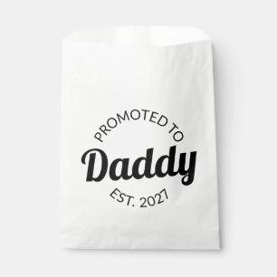 Bolsa De Papel Ascendido a Papá Desde 2027 Nuevo Papá Baby Shower