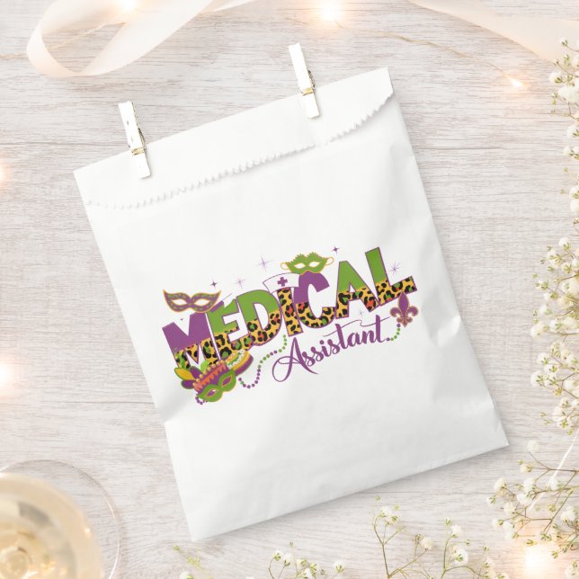 Bolsa De Papel Asistente Médico - Mardi Gras (Cortado)