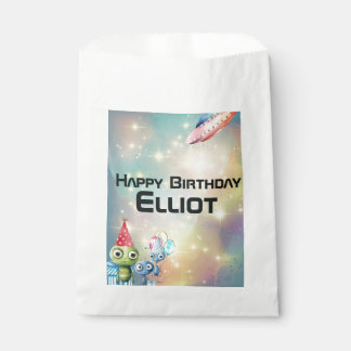 Bolsa De Papel Atención Cumpleaños Intergaláctico