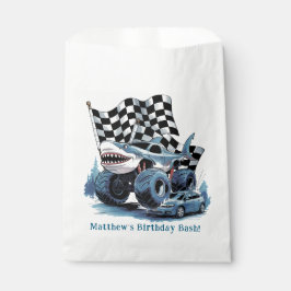 Bolsa De Papel Atentado de tiburón Monster Camión Bash de cumplea