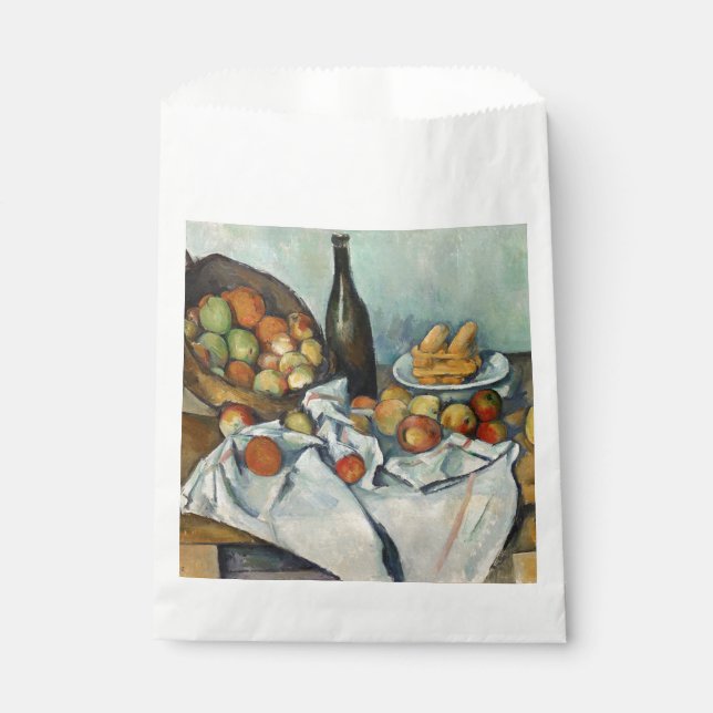 Bolsa De Papel Aún las manzanas de la vida canasta Cezanne Pintur (Anverso)