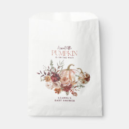 Bolsa De Papel Autumn Blooms 'a little pumpkin' Baby Shower