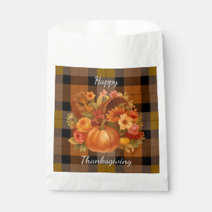 Bolsa De Papel Autumn Thanksgiving Cornucopia