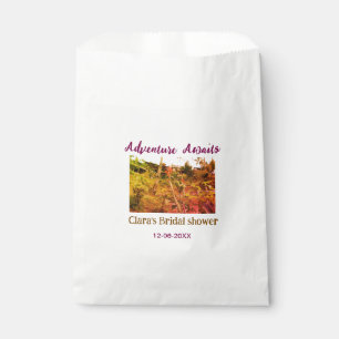 Bolsa De Papel Aventura en campos de arroz espera nombre de despe