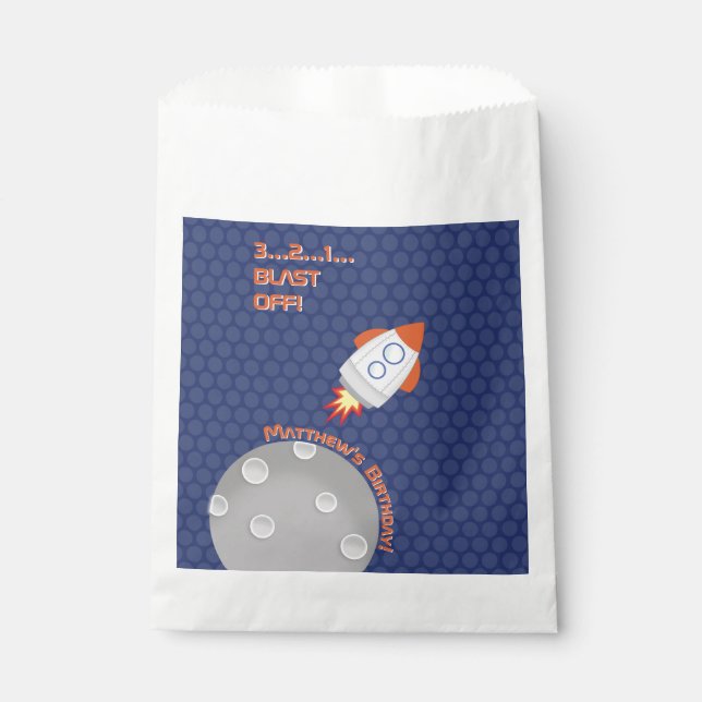 Bolsa De Papel Aventura espacial (Anverso)