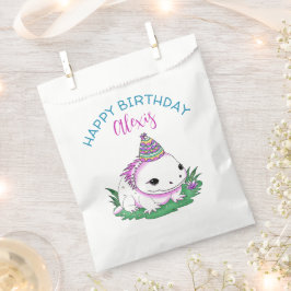 Bolsa De Papel Axolotl Chica de Cumpleaños Personalizado Tema